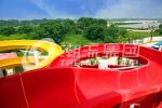 304 Stainless Steel Screw Fiberglass Water Slides 1m Width OEM for Water Park