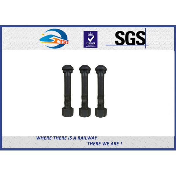 durable high tensile strength railroad bolts and nuts for railway construction