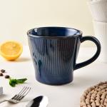 Classic Dad Mug Fathers Day Gift Ceramic Mug Nordic Porcelain Cup Dark Blue Mugs