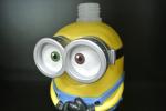 Pirate Minions Shaped Cartoon Water Bottle , Cute Baby Shampoo Bottle
