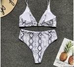 Womail Alluring Biquini Leopard Printed Bikini Push-Up Padded Swimwear Women's