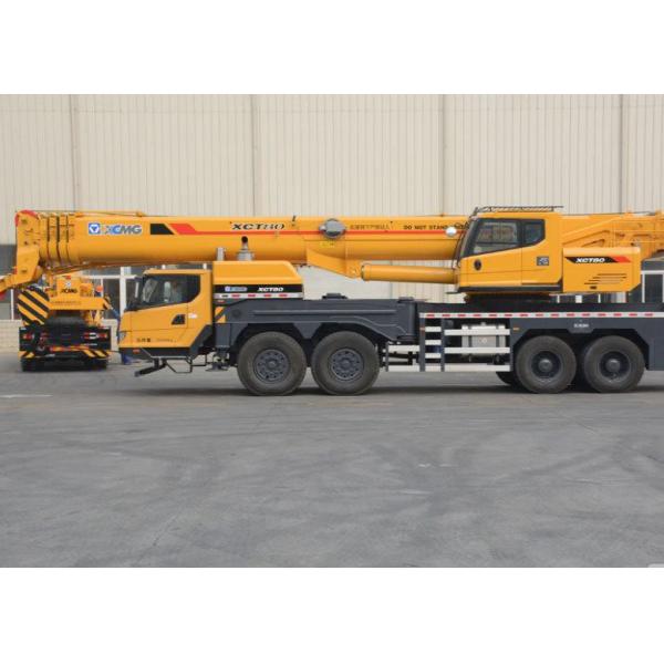 China XCT80 superior truck mounted telescopic crane 14770mm Overall Height factory