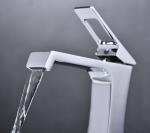 Brass Body Bathroom Basin Faucets Ceramic Cartridge Deck mounted