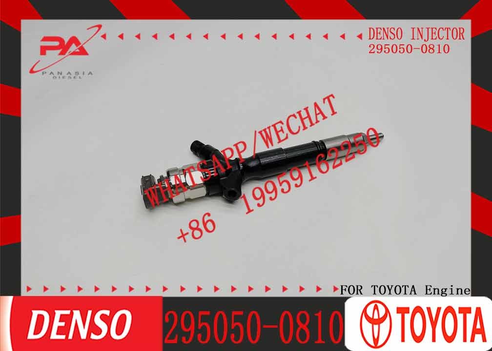 Diesel Injector common rail fuel injector 23670-0L110 295050-0810 2367009380 23670-09380 For Toyota HILUX VIGO 2KD ENGIN