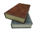 5 Pieces Eyeglass Display Box Grey And Brown PU Leather , Wood , Velvet