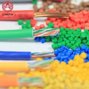China ROHS Black PVC Compounds For Cables With Elongation 200% Volume Resistance factory