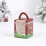 Customized Printed Holiday Bakery Boxes For Christmas Cupcake Pastry
