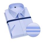 Vintage 100% Cotton Working Silk Print Dress Business Shirts for Men No Iron