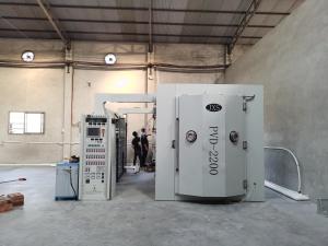 China Foshan Large Capacity High Quality Pvd Vacuum Metalizing Machine for gold factory