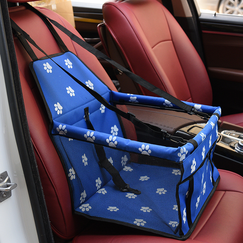 Convenient Pet Car Booster Seat Travel Bag Washable Fabric Folding Design Size 40*30*25cm