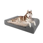 Non Slip Bottom And Egg Crate Foam Washable Dog Bed For Large Dogs