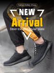Sport Steel Toe Mens Work Boots , Breathable Labor Protection Shoes For Security