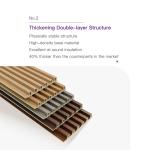 Hotel Residential WPC Wood Interior Decoration Great Wall Panels Decorative WPC