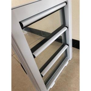 China Modern Adjustable Louver Glass Window Customizable Aluminum Alloy Frame Window factory