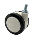 Double Polyurethane Quiet Caster Wheels For Medical Equipment 75MM