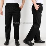 Kitchen Unisex Chef Work Pants High Waist With Zipper 100 Cotton