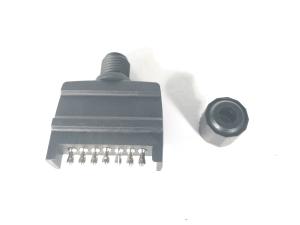 China Flat Trailer Electrical Plug Nylon Brass Heavy Duty 7 Pin Trailer Plug factory