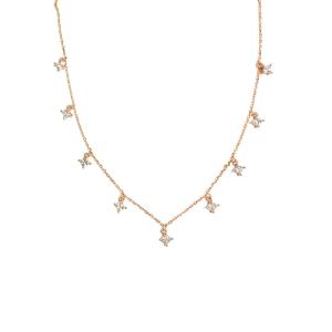 China Clover Necklace Silver 925 Double Size Enamel Fashion High-Quality factory