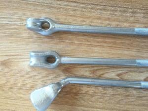 China Power Line Hardware Screw Guy Wire Helix Anchor Rod Earth Ground Anchor factory