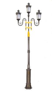 China FT-86103 4M Outdoor LED Garden Lights Aluminium Casting Lamp Head IP55 factory