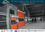 double roof transparent outdoor warehouse tent for food storage