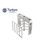 Access Control full height sliding turnstile SUS304 1.2mm Stainless Steel