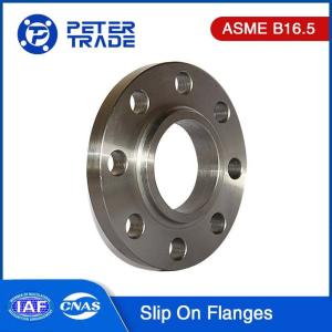 China ASTM A105 Carbon Steel Slip On Flanges Raised Face Class 900 For Industrial Projects factory
