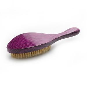 China Natural Beech Wooden Premium Wave Brush With Boar Bristle / Nylon factory