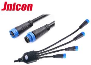 China 4 Way Y Shape Outdoor Lighting Cable Connectors Male Female 2 Pin For LED Equipment factory