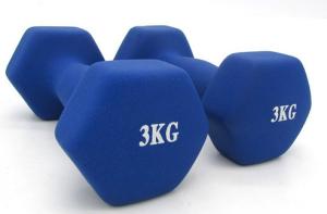 China red blue pink gren purple Gym fitness womens vinyl dipping neoprene dumbbell factory