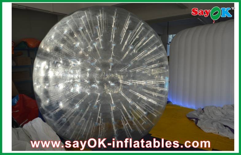 China Entertainment Zorb Ball / Transparent TPU Inflatable Grass Rolling Ball factory
