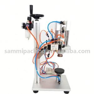 2024 China Pneumatic Perfume Ring Cap Seal Low Price Collaring Machine