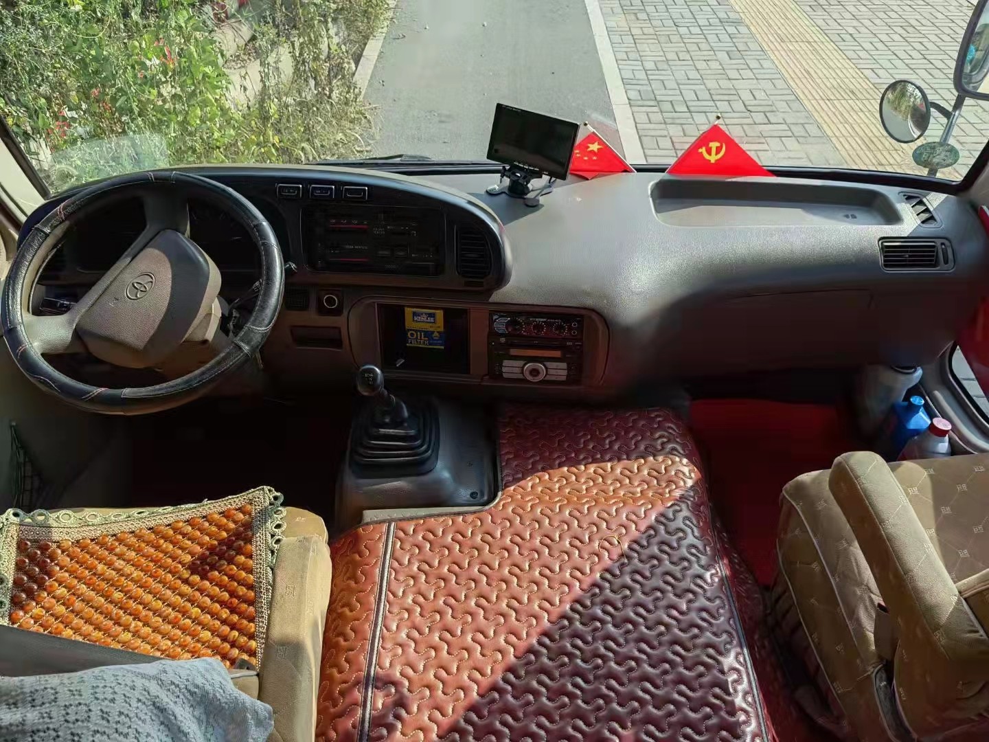 20 Seater Used Coaster Bus Toyota Second Hand Mini Bus 3RZ Engine