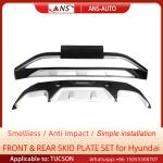 Black Front And Back Hyundai Tucson Bumper Guard Friction Resistant