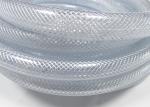 Food Grade Flexible Clear PVC Braided Hose , Braided Water Hose Cold Resistant
