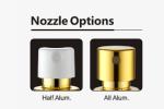Gold Perfume Atomiser Pump , 18MM Aluminum Mist Sprayer For Perfume Bottles