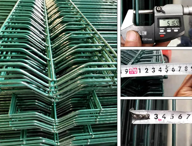 3D Garden Fence Curved Welded Wire Mesh Fencing For Public Places 1.8*3m