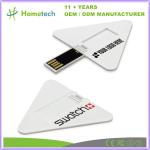 Custom Logo Credit Card USB Flash Drive 1GB-32GB Capacity Plastic Stick Style