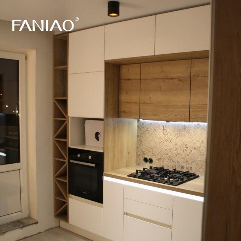 Modular Wooden Cupboard Kitchenette For Apartments All In One Cabinets Kitchen Furniture Manufacturer