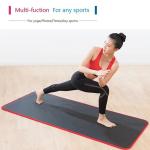 Non Slip Fitness Yoga Mat Extra Thick Yoga Mat 10mm NRB Material For Men / Women