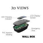 Residential Smart Car Charging Station LCD Screen 5G WIFI Bluetooth