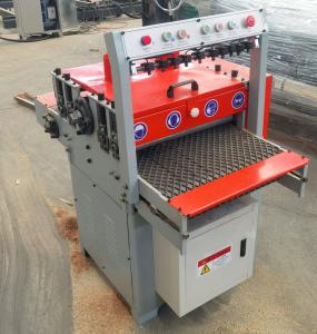 China Single Spindle Multi Blade Rip Saw Wooden Plank Cutting Machine factory