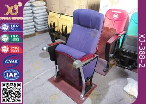 China Durable Aluminum Alloy Legs Auditorium Chairs For Nairobi Amphitheater factory