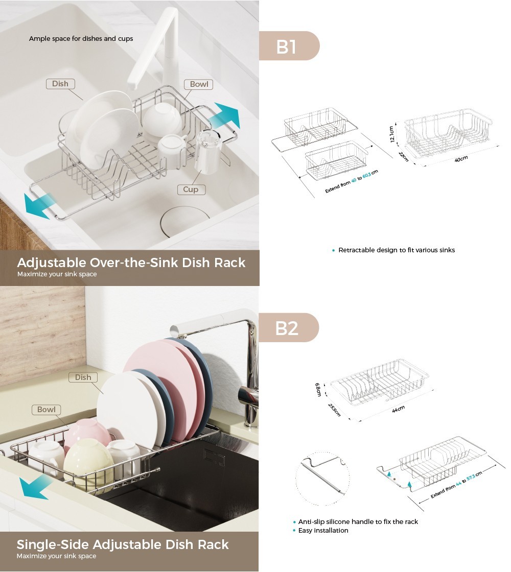 Foldable Silver Dish Rack With Compact Space Saving Design Durable Iron Construction