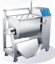 Stainless Steel Electric Meat Processor With 200L Hopper 380V Voltage 2.38KW Power Filling Mixer