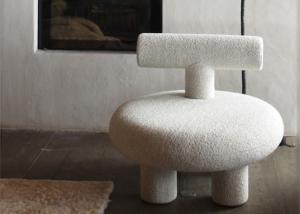 China Cashmere Single Sofa Chair For Bedroom Nordic Low Lounge Indoor factory
