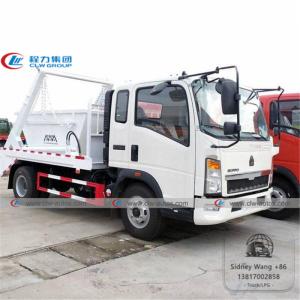 China Sinotruk Howo 5000L Swing Arm Garbage Collection Truck on sale
