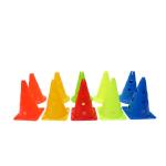 30cm 52cm Flat Cones For Football , Square Bottom Space Marker Cones