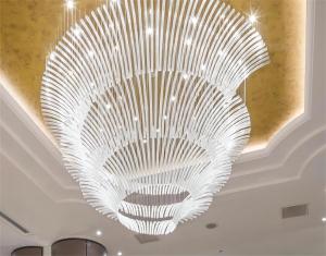 China Art high end Modern Acrylic Chandelier For Luxury Residences factory