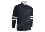 Mens Long Sleeve Reflective Safety Shirts 49% Lenzing FR 49% Aramid 2% Carbon
